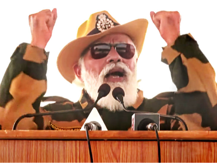 जैसलमेर में पी एम मोदी की दिवाली : लोंगेवाला पोस्ट से मोदी की चीन-पाक को चेतावनी