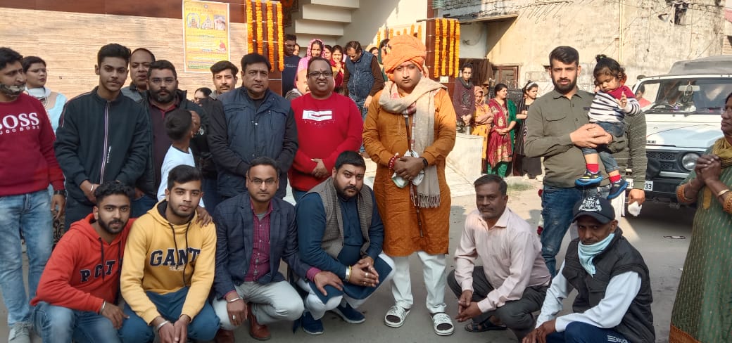 श्री सिद्ध बाबा बालक नाथ जी के झंडे की शोभायात्रा की लाख लाख बधाई : अतुल कपूर