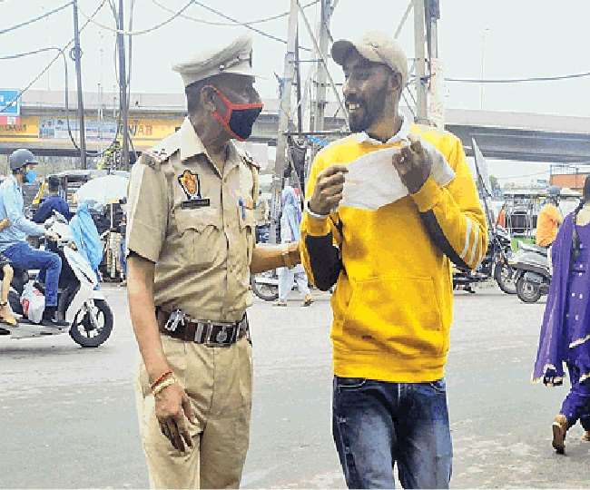 लुधियाना में मास्क नहीं पहनने पर पुलिस ने 496 चालान काटे