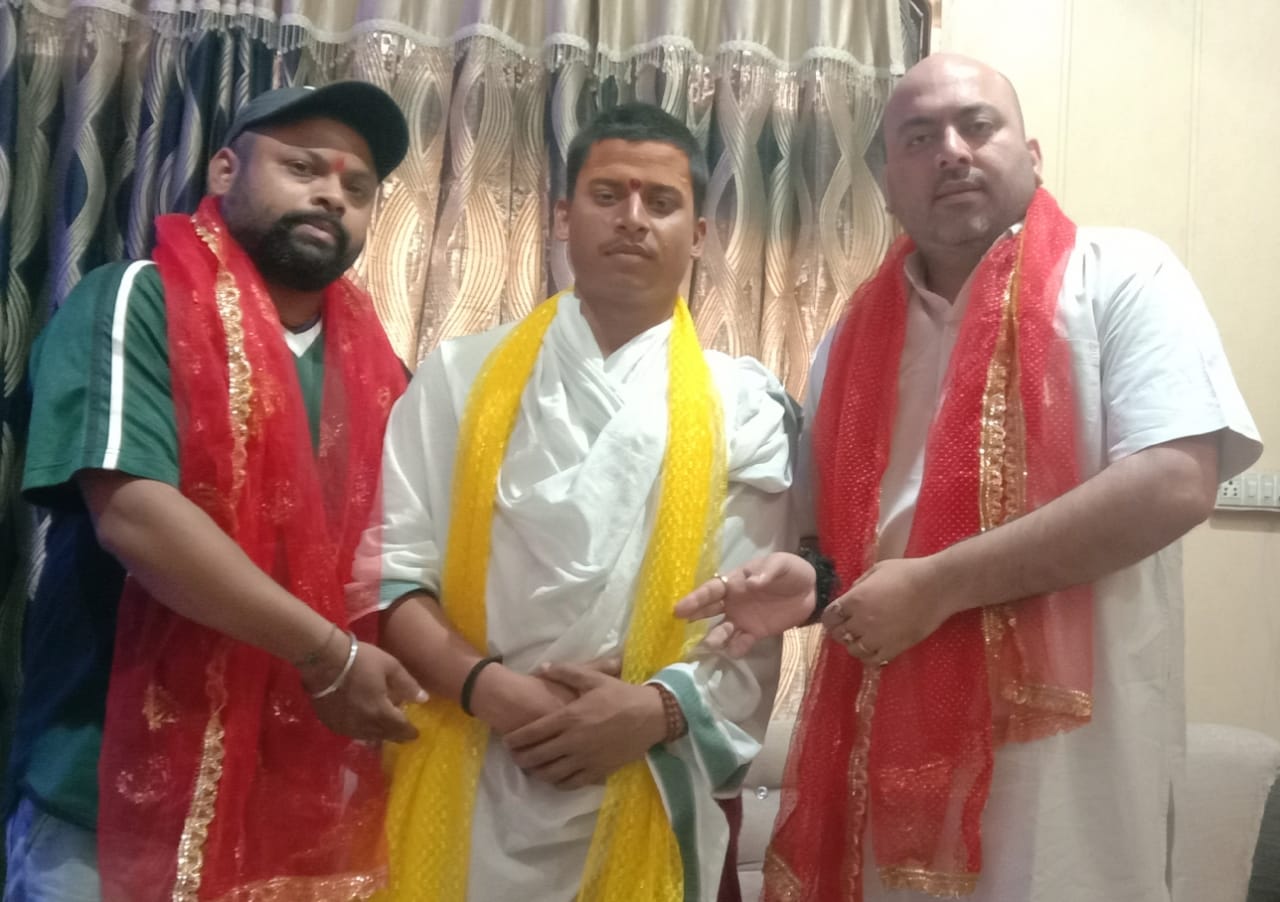 शिवसेना शिरोमणि ने ब्राह्मण समाज का जिला प्रधान किया नियुक्त