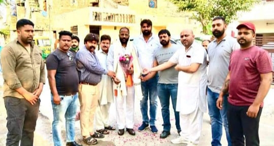 शिवसेना शिरोमणि एवं डॉक्टर अंबेडकर दलित विकास मंच ने राज कुमार आडक्या जी को किया सन्मानित : विशाल मदान