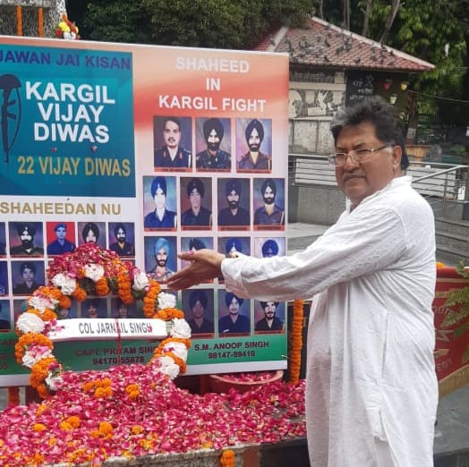 कारगिल विजय में शहीद हुए सैनिकों को नमन करने का दिन : हरकेश मित्तल