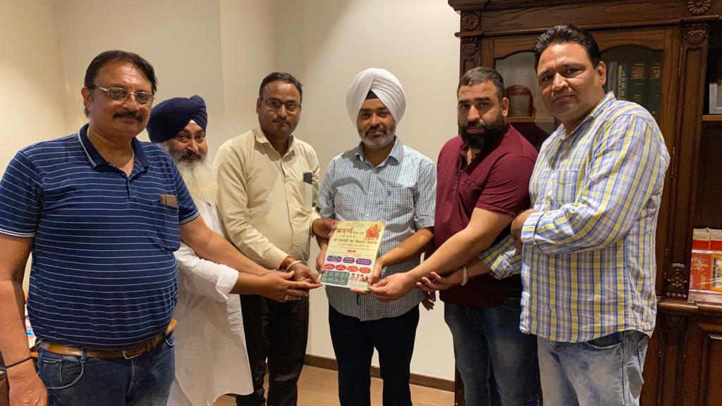 दो अक्टूबर को होने वाले विशाल भगवती जागरण का एडवोकेट बिक्रम सिद्धू को दिया निमंत्रण : नितिन भंडारी