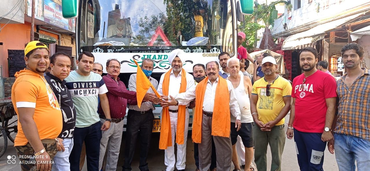 धार्मिक यात्राएं मानव मन को भटकने से रोक कर आपसी भाईचारा बढ़ाती हैं : एडवोकेट बिक्रम सिद्धू