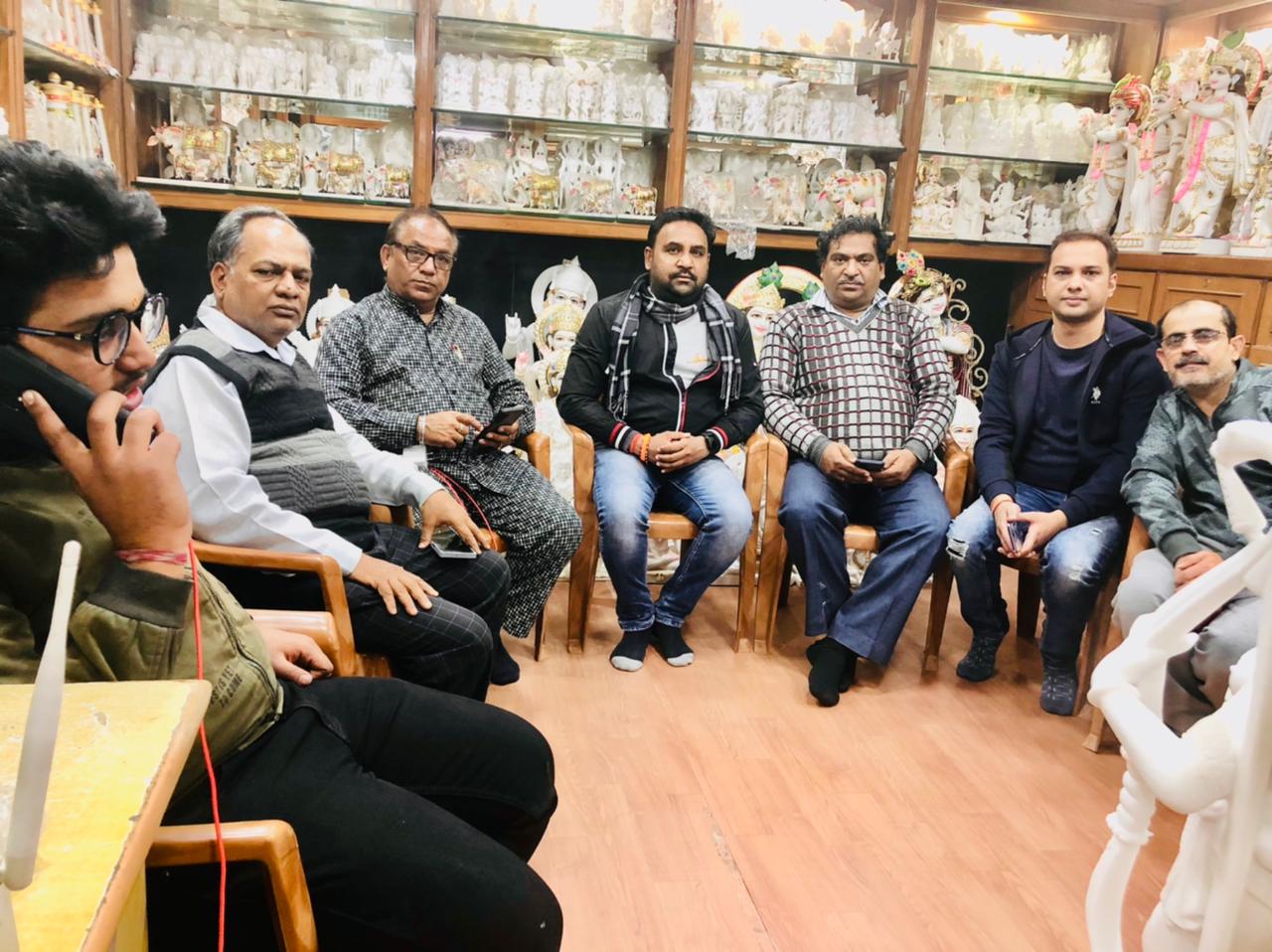 श्री बालाजी मंदिर में दिव्य दरबार जल्द होंगे स्थापित : प्रधान अमन जैन