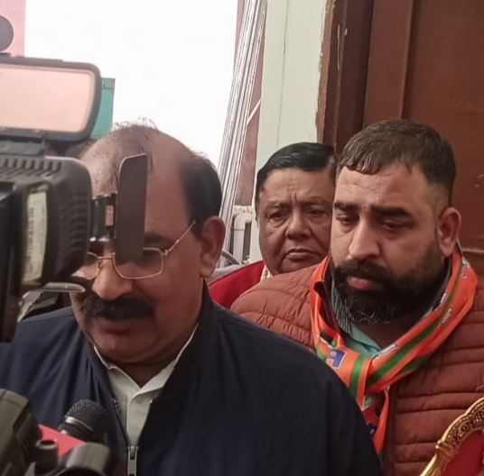 प्रधान हर्ष बाहरी साथियो सहित बीजेपी में शामिल