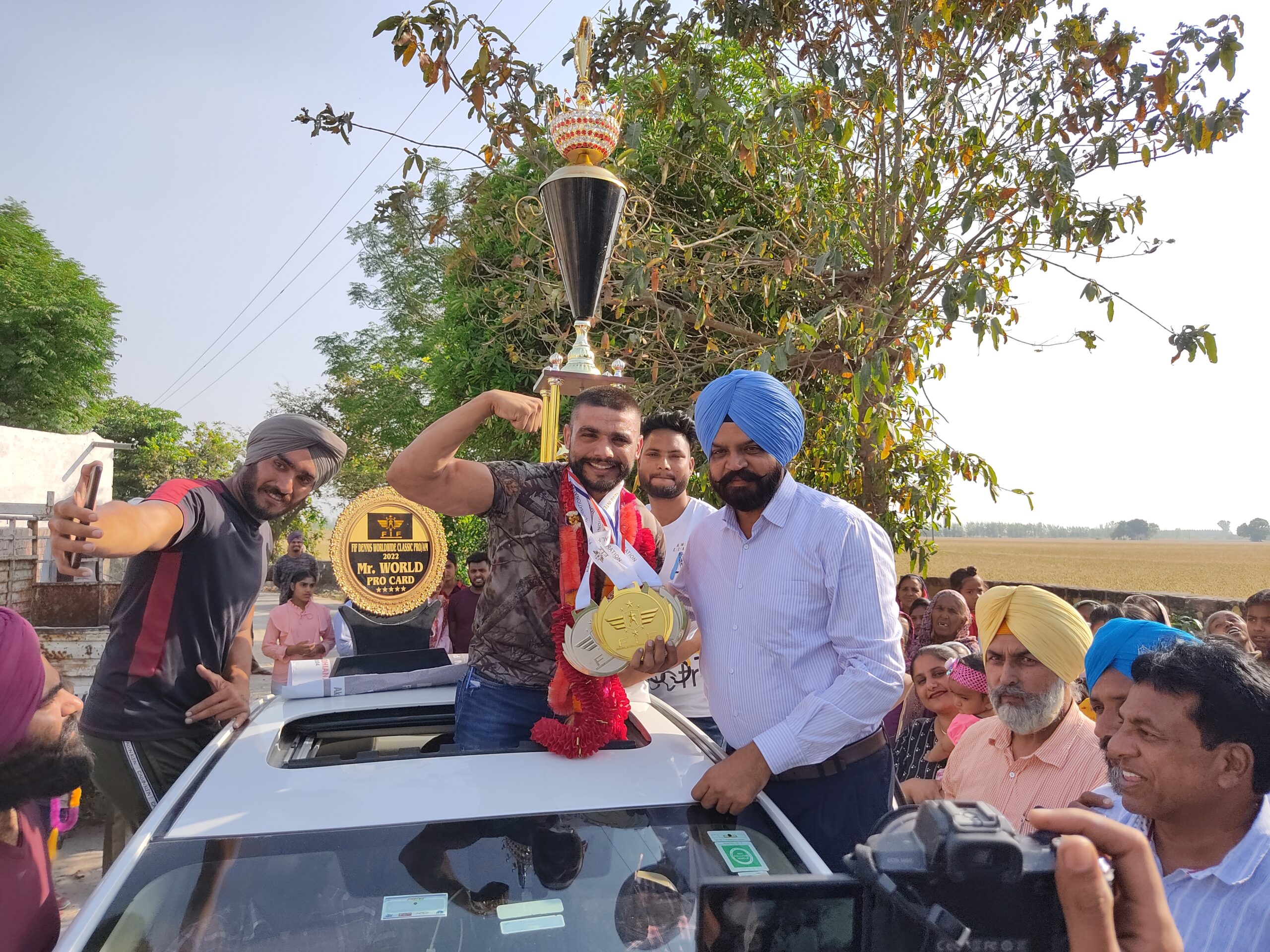 हंबड़ा का अंकुश वर्ल्ड प्रो विजेता