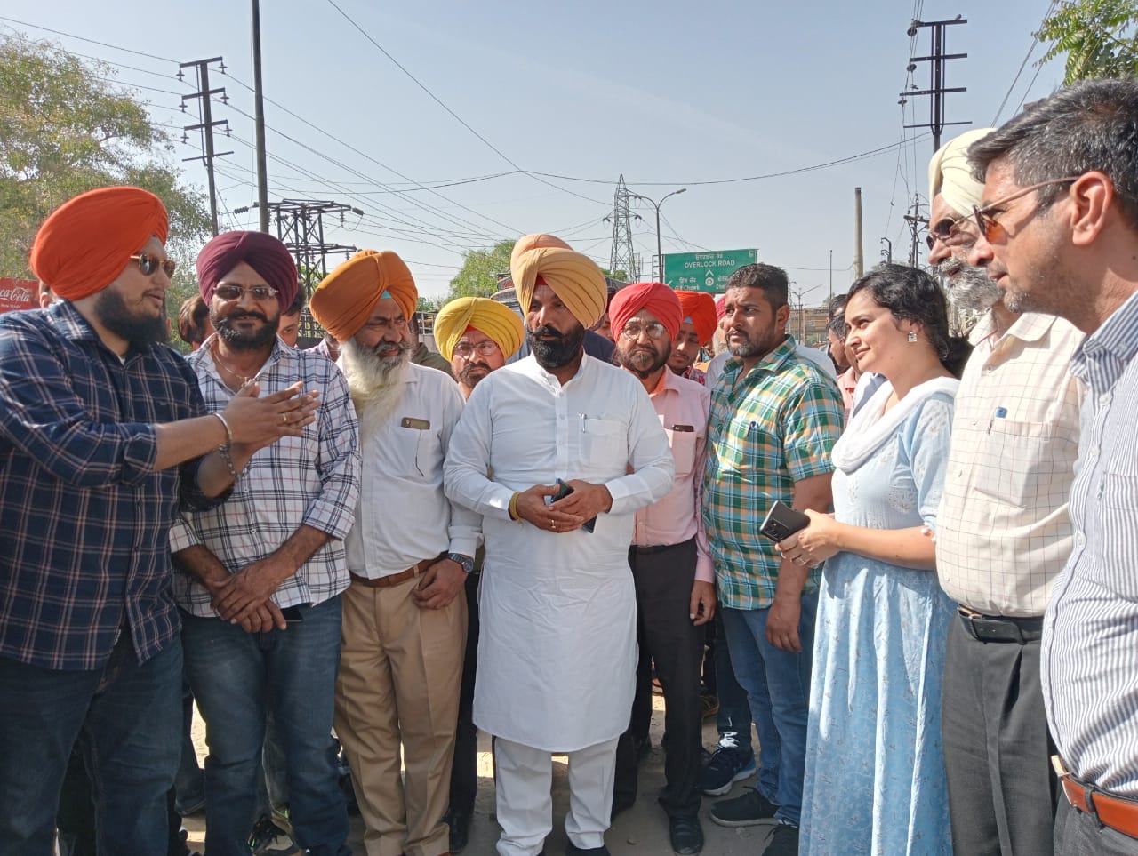 विधायक कुलवंत सिद्धू ने संगीत सिनेमा रोड के निर्माण कार्य का किया उद्धघाटन
