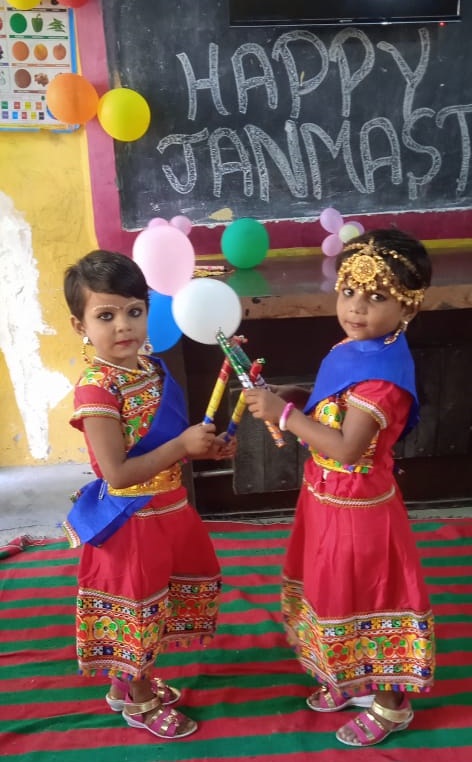 लाल चन्द भाटिया हाई स्कूल में हर्षोलास से मनाया कृष्ण जन्माष्टमी त्यौहार : जगदीश भाटिया