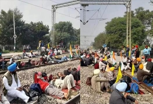 किसान आंदोलन के चलते पंजाब में ट्रेनें बंद