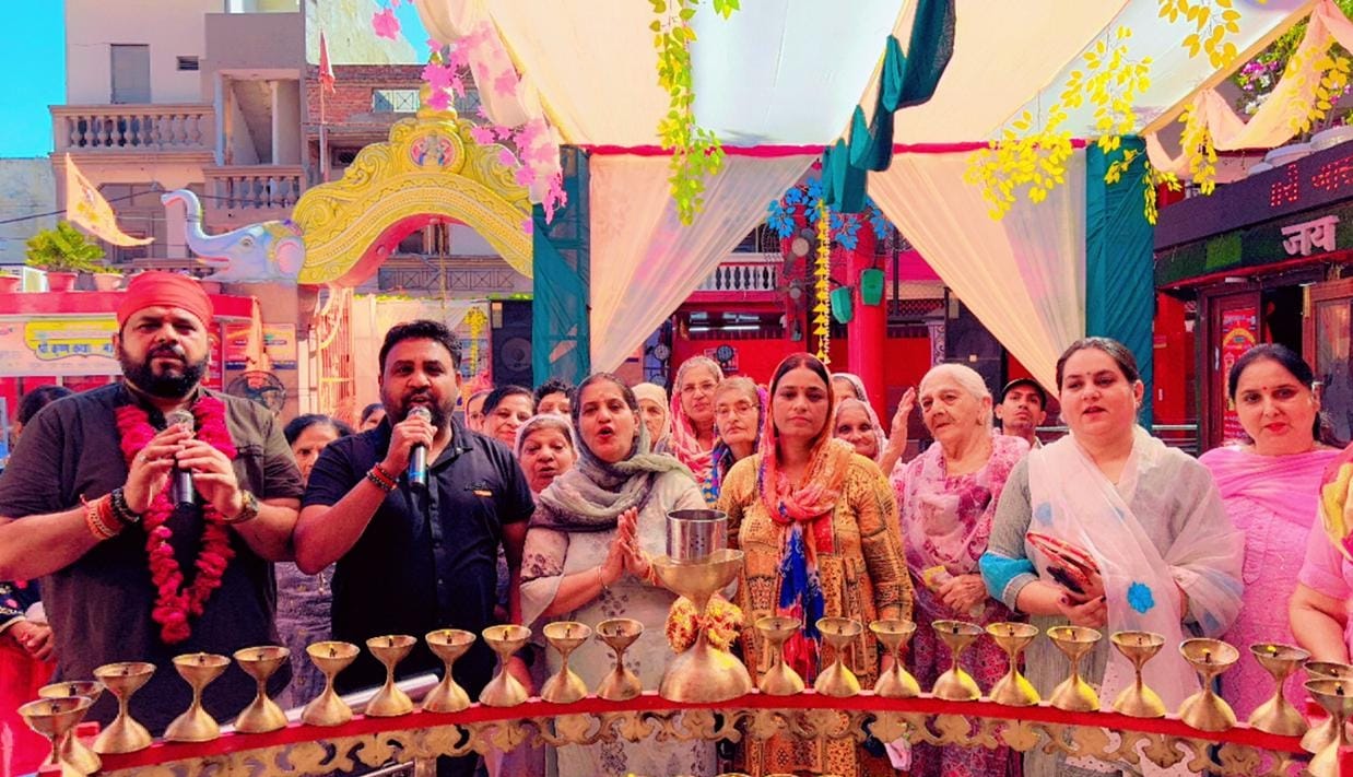 माँ के चौथे स्वरूप मां कुष्मांडा पंचम स्वरूप माँ स्कंदमाता की हुई पूजा अर्चना : अमन ऋषि जैन/सौरव जैन